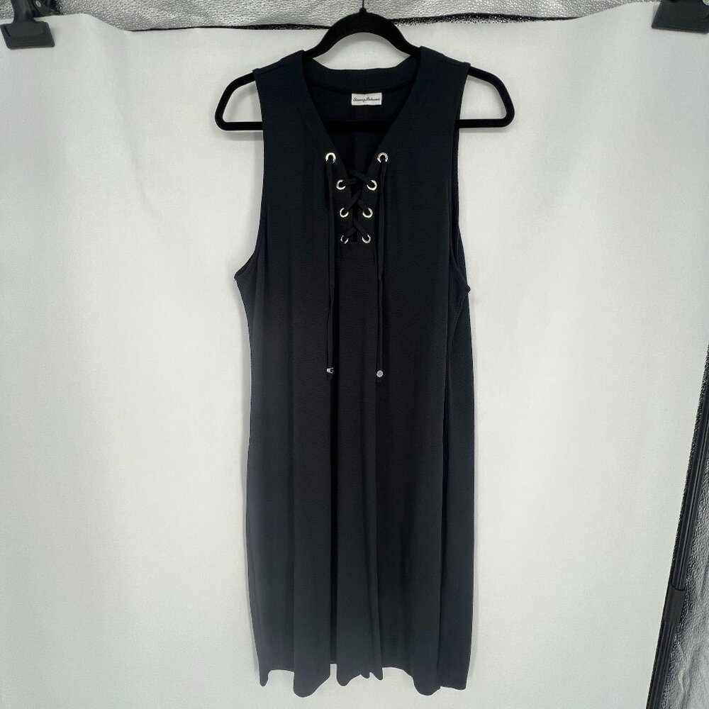 Tommy Bahama Island Cays Lace Up Spa Coverup Dress Pockets Sleeveless UPF50